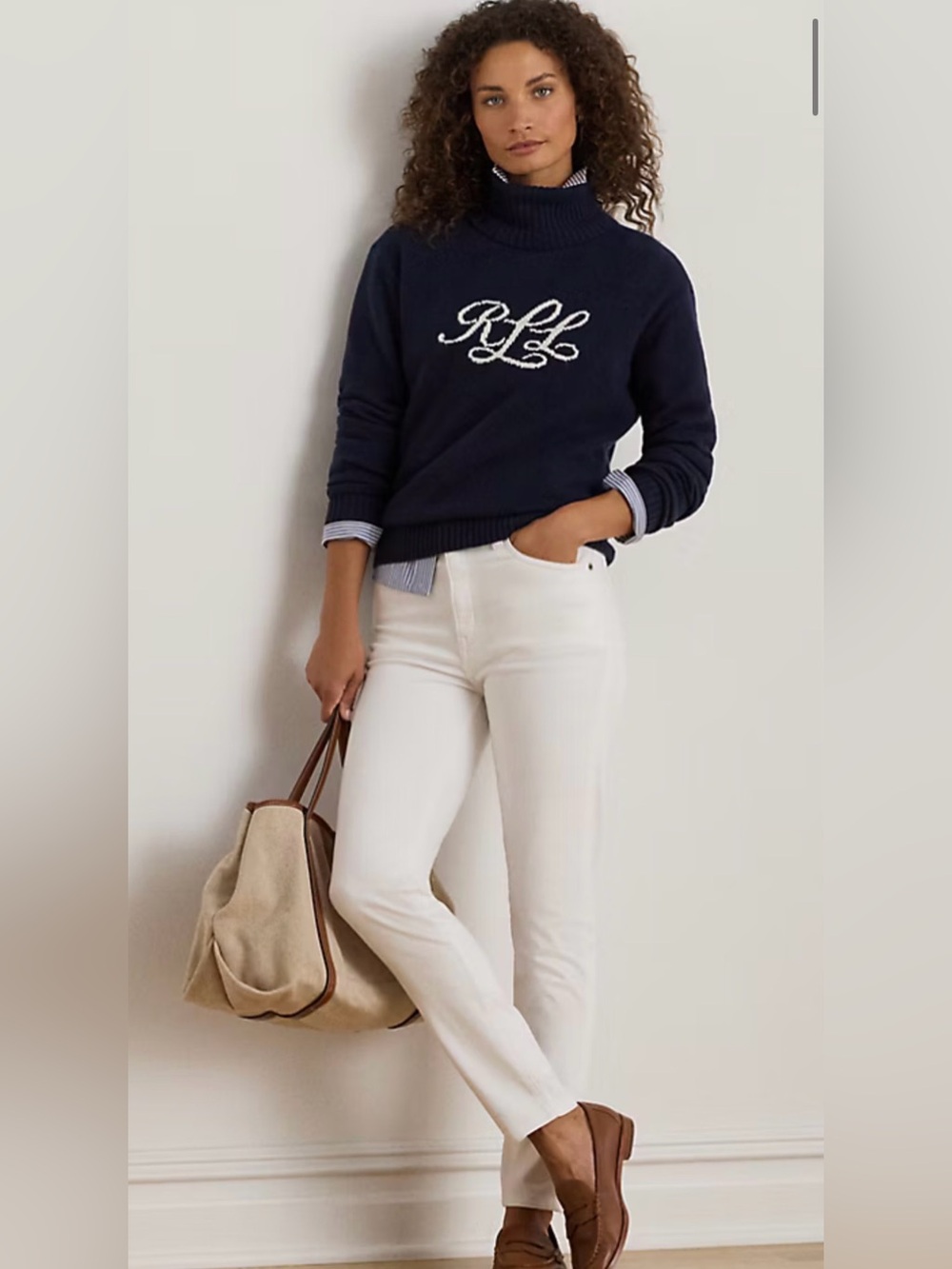 Ralph Lauren White Skinny Jeans